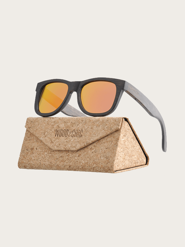 Lunettes de Soleil en Bois UV400 Unisexe - Ginkgo - Wood&Chic