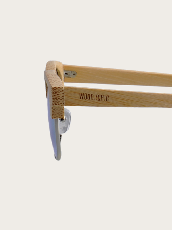 Lunettes de Soleil en Bois UV400 Unisexe - Kiwi - Wood&Chic
