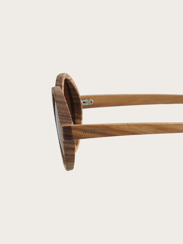 Lunettes de Soleil en Bois UV400 Unisexe - Tulipier - Wood&Chic