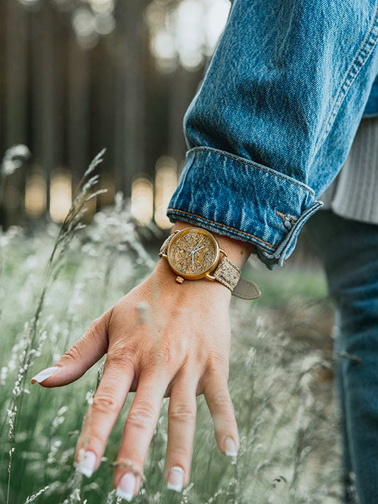 Montre en Bois Femme à Quartz - Azerolier