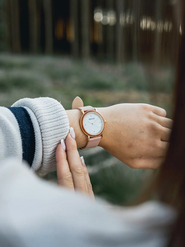 Montre en Bois Femme à Quartz - Bigone