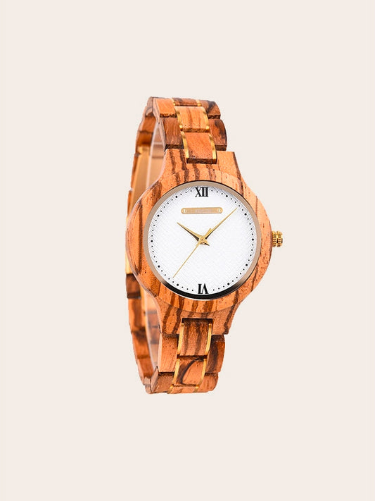 Montre en Bois Femme à Quartz - Cèdre