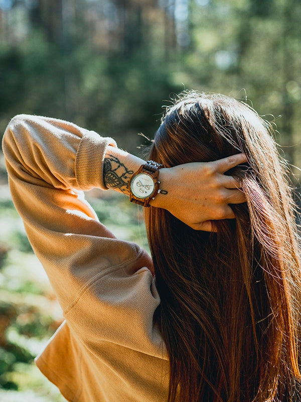 Montre en Bois Femme à Quartz - Cytise