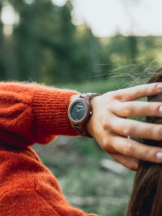 Montre en Bois Femme à Quartz - Hièble