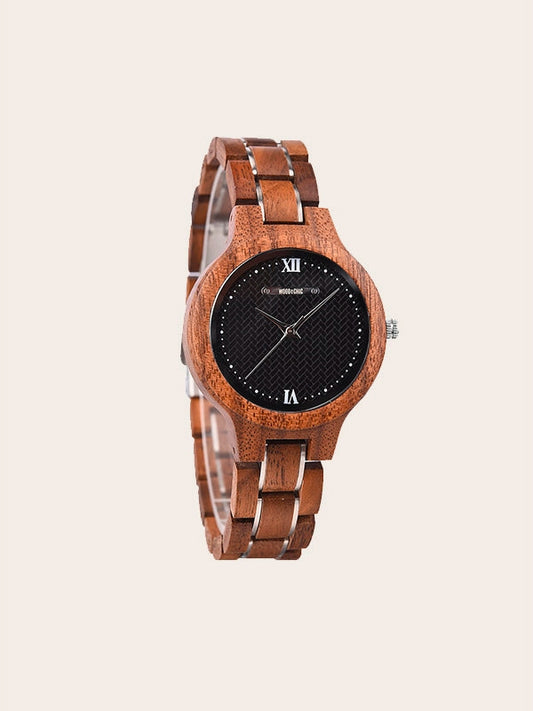 Montre en Bois Femme à Quartz - Hièble