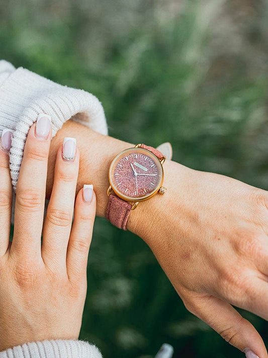 Montre en Bois Femme à Quartz - Mélèze