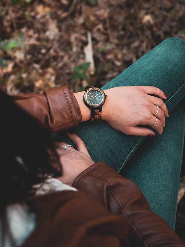 Montre en Bois Femme à Quartz - Quinina