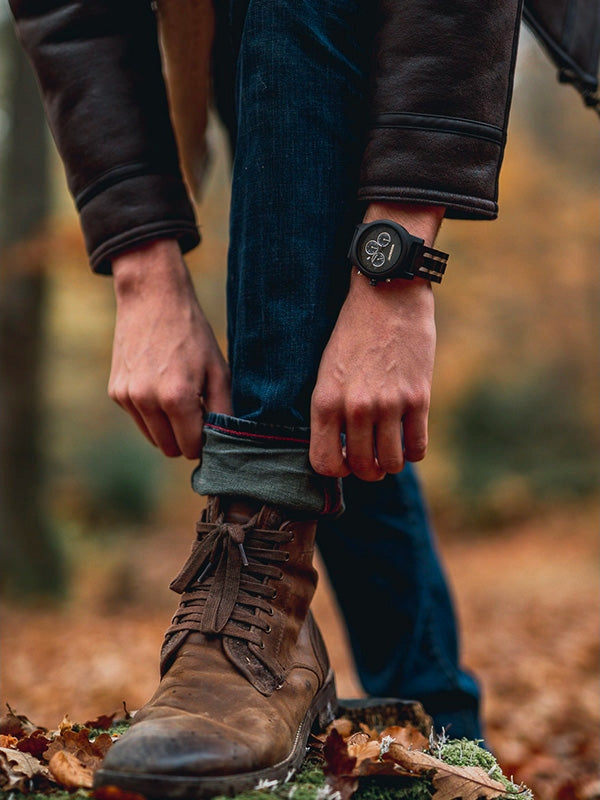 Montre en Bois Homme à Quartz - Acacia