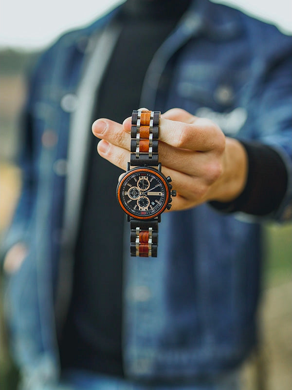 Montre en Bois Homme à Quartz - Acerola