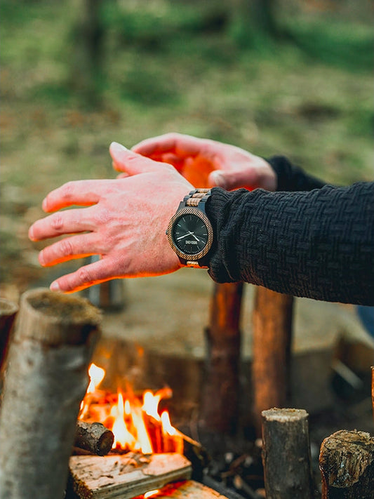 Montre en Bois Homme à Quartz - Agave