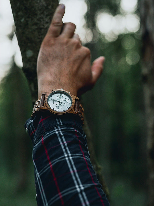 Montre en Bois Homme à Quartz - Aulne