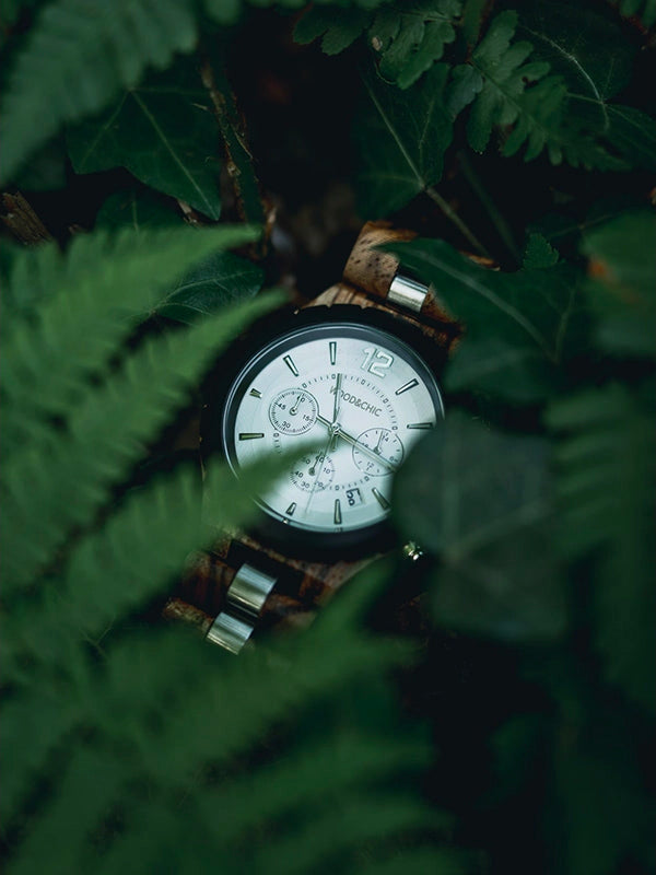 Montre en Bois Homme à Quartz - Badi