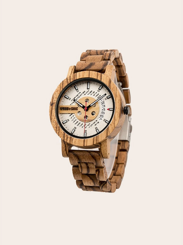 Montre en Bois Homme à Quartz - Bignone