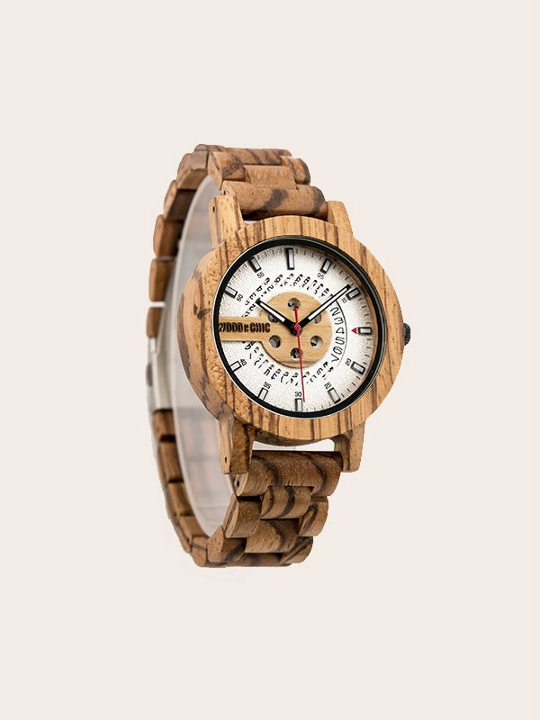 Montre en Bois Homme à Quartz - Bignone