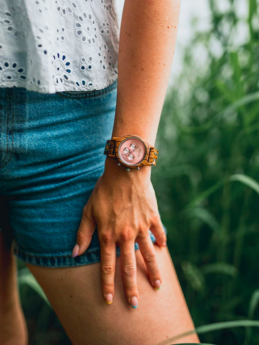 Montre en Bois Femme à Quartz - Catalpa