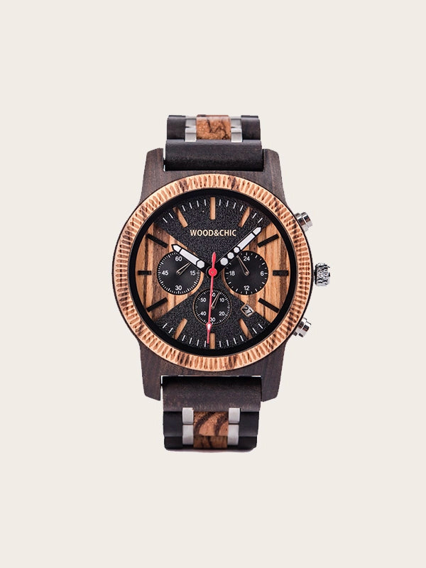 Montre en Bois Homme à Quartz - Madrone