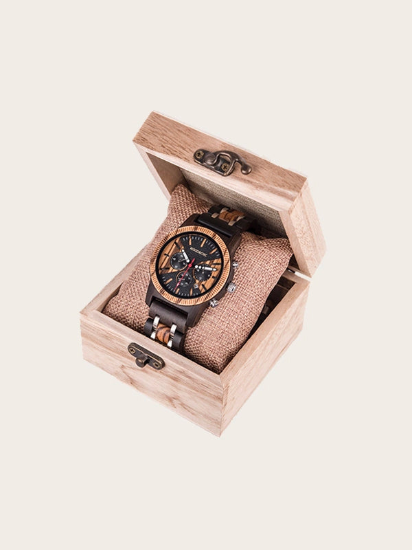 Montre en Bois Homme à Quartz - Madrone