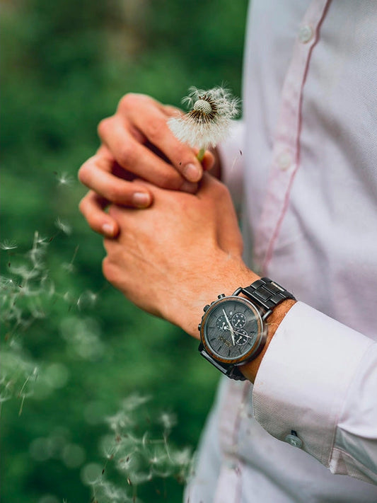 Montre en Bois Homme à Quartz - Maple