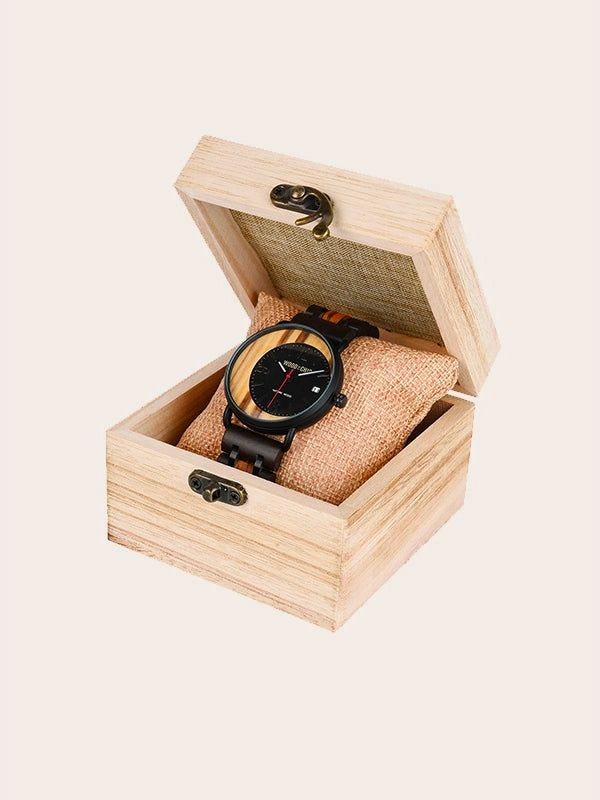 Montre en Bois Homme à Quartz - Mimosa