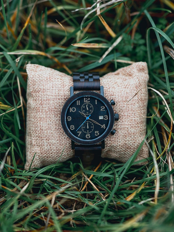 Montre en Bois Homme à Quartz - Orme
