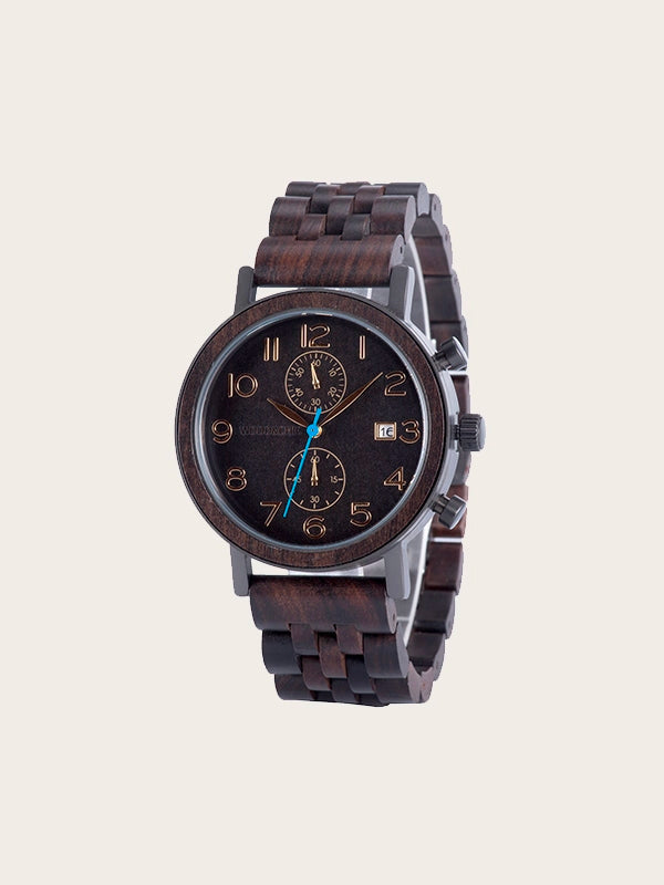 Montre en Bois Homme à Quartz - Orme