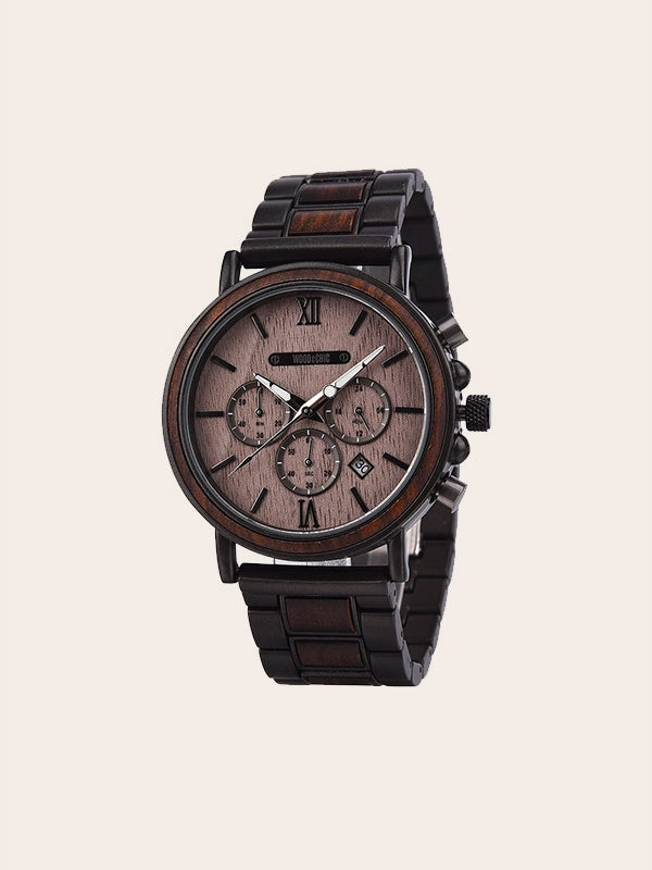 Montre en Bois Homme à Quartz - Posopis