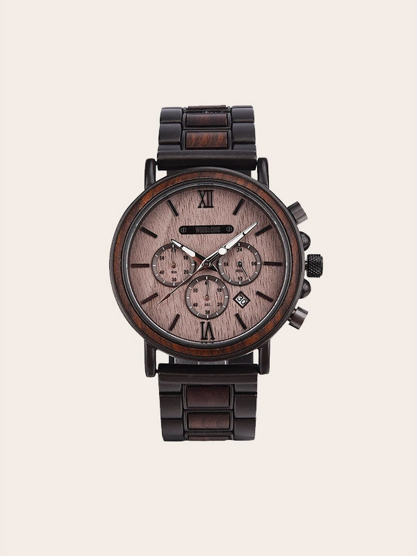 Montre en Bois Homme à Quartz - Posopis
