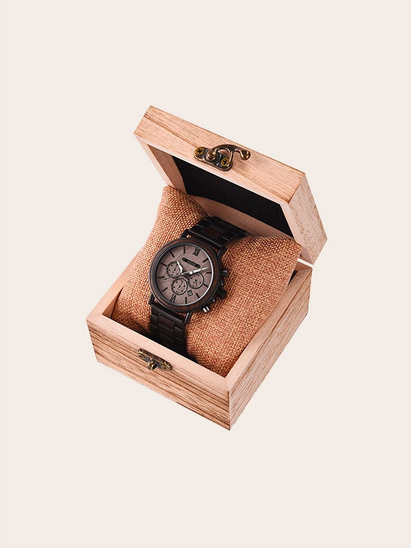 Montre en Bois Homme à Quartz - Posopis