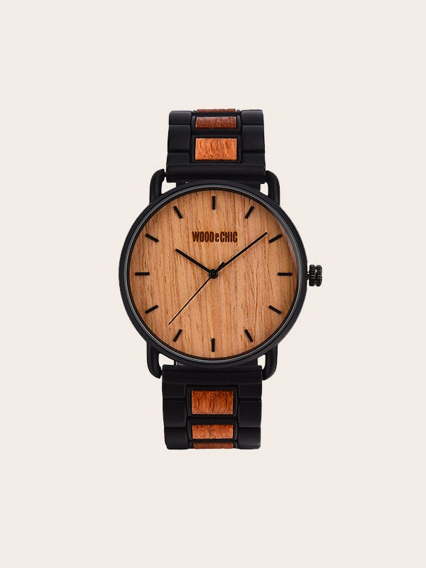 Montre en Bois Homme à Quartz - Ramboutan