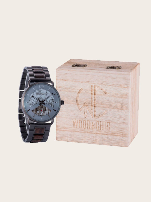Montre en Bois Homme à Quartz - Sassafra