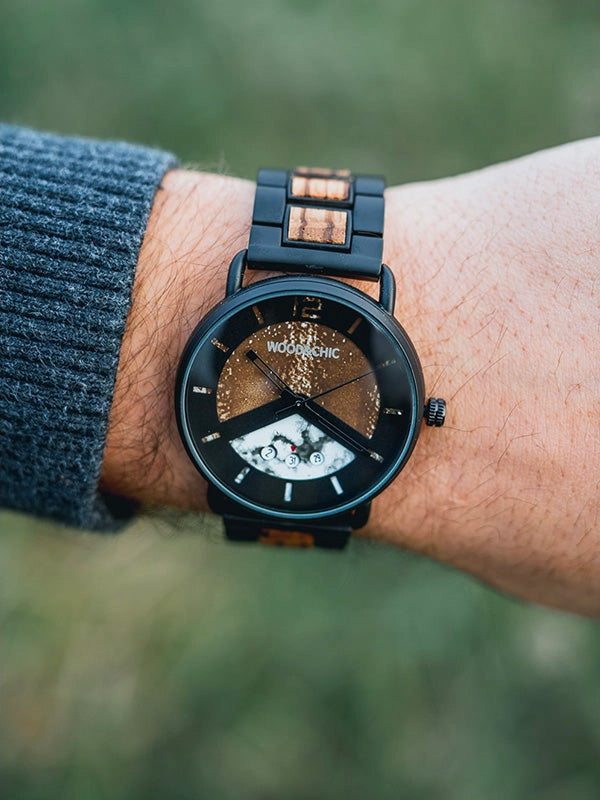 Montre en Bois Homme à Quartz - Spirée