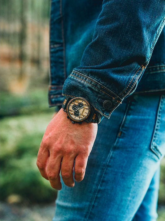 Montre en Bois Homme à Quartz - Viorne