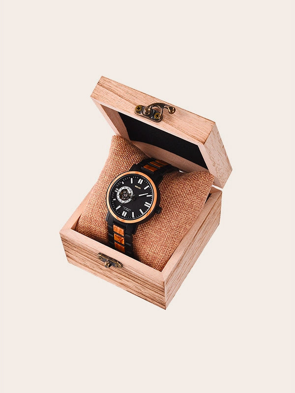Montre en Bois Homme Automatique - Wodyeta