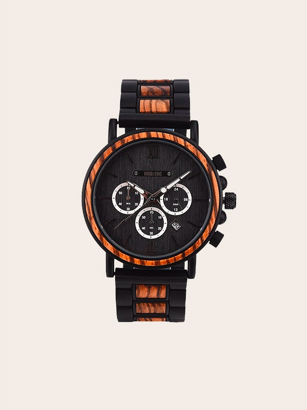 Montre en Bois Homme à Quartz - Wollemia