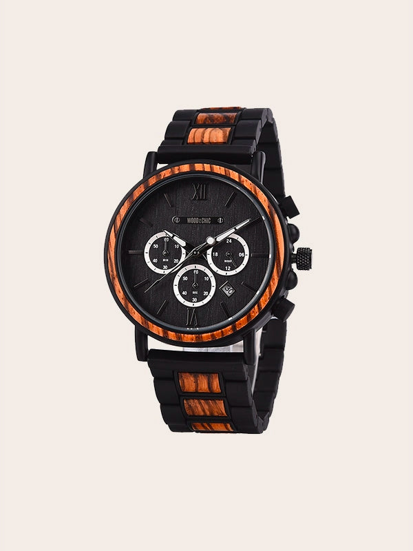 Montre en Bois Homme à Quartz - Wollemia