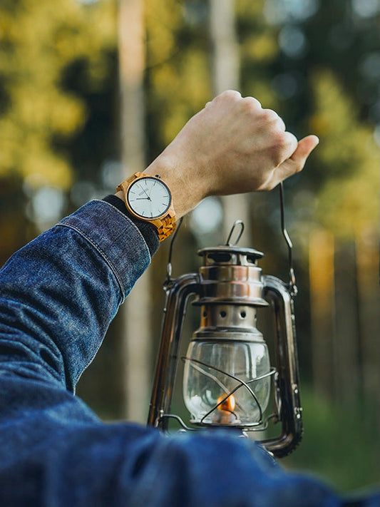 Montre en Bois Homme à Quartz - Zelkova