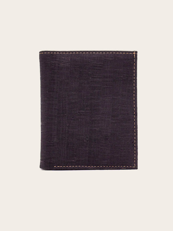 Portefeuille en Liège Noir - Palmier
