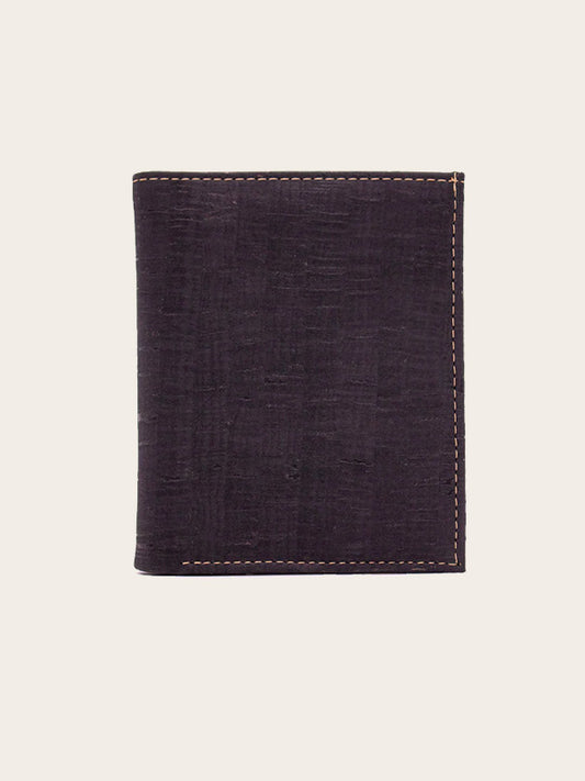 Portefeuille en Liège Noir - Palmier